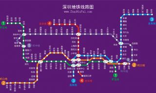 深圳最新地铁线路图